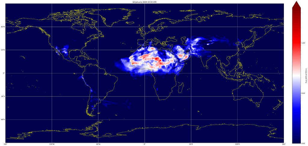 Dust storms in Australia missed in CAMS forecast? - CAMS - Datasets and ...