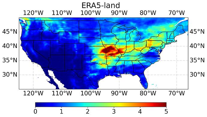 ERA5-land hourly mean in May 2002