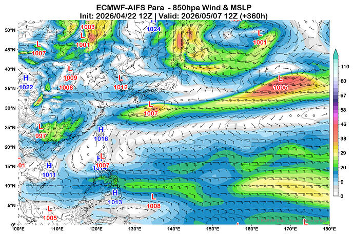 MediumRange_AIFS_850Wind_MSLP_20260422_12_F360_Single